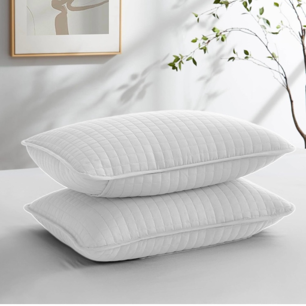 King size Pair of Quilted Pillow Sham Covers